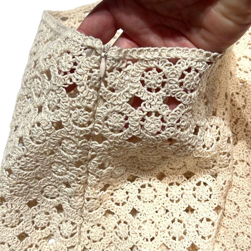 Zara Fringed Crochet Skirt - Picture 15 of 16
